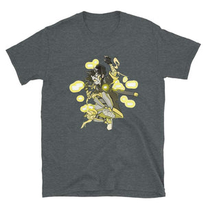 Gold Anime Art | Short-Sleeve Unisex T-Shirt | 100% Cotton 