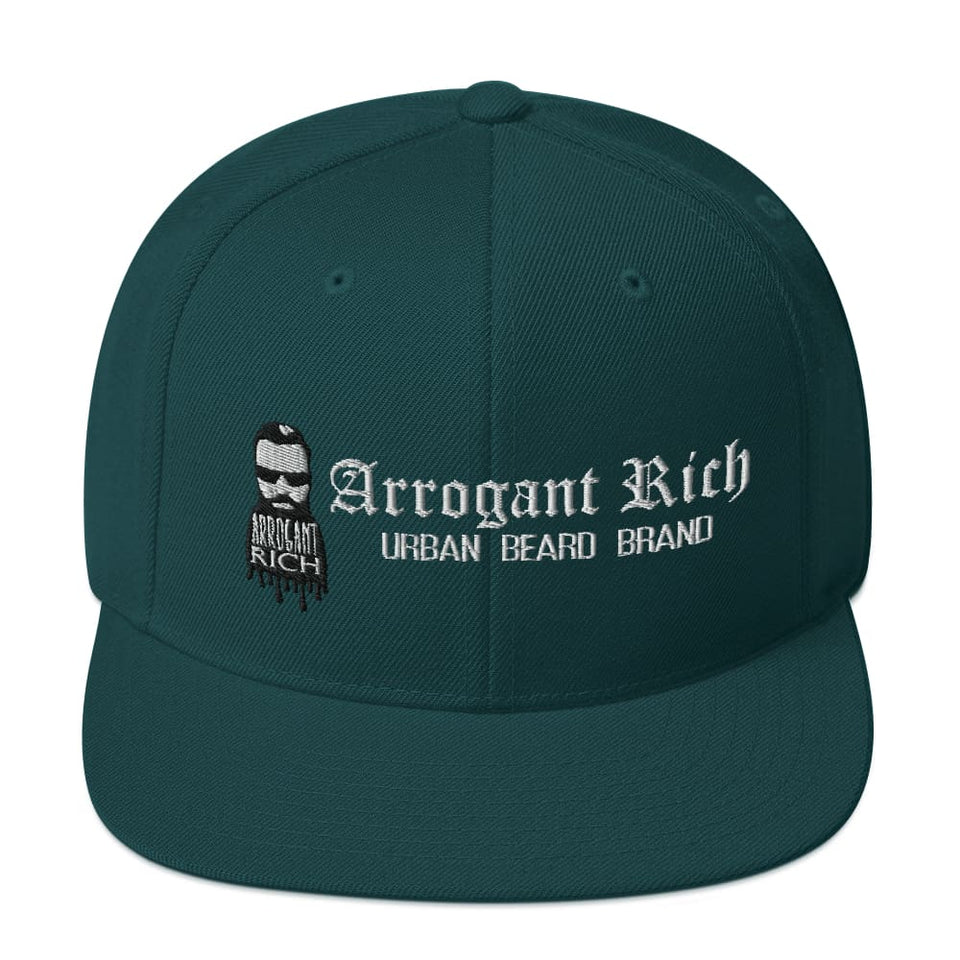 Snap back Hat - Assorted Designs - Spruce - Arrogant Rich 