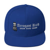 Snap back Hat - Assorted Designs - Royal Blue - Arrogant 